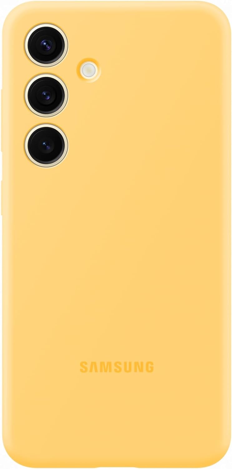 Samsung Galaxy S24 Silicone Case | Yellow Samsung Galaxy S24 Silicone Case | Yellow